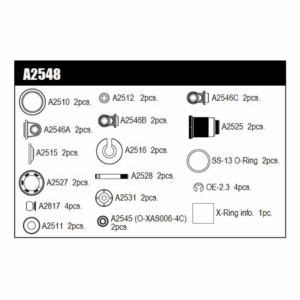 Mugen A2548 Damper Set - Complete