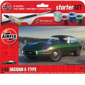 Airfix A55009 Starter Set - Jaguar E-Type (1:43 Scale)