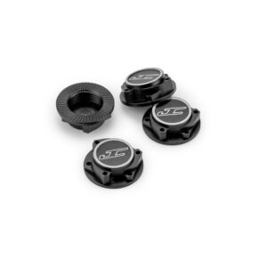 J Concepts JC5021-2 17mm Punisher Clutch Wheel Nut, 4pc - Black