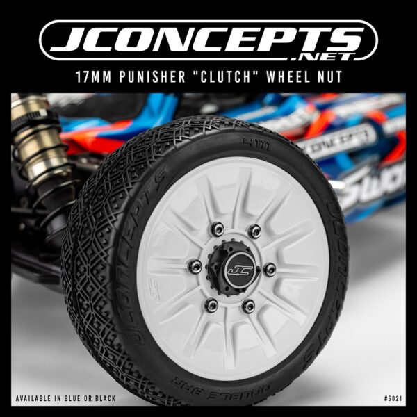 J Concepts JC5021-2 17mm Punisher Clutch Wheel Nut, 4pc - Black - Image 2