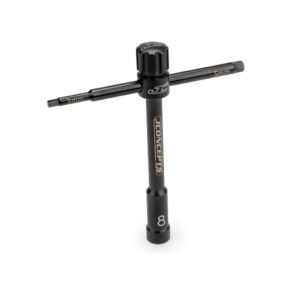 J Concepts JC5026 Multi-Wrench - Black - 8mm (glow plug) - 3mm | 5mm