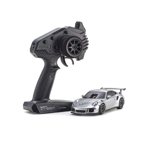 Kyosho K.32358S Mini-Z MR04 RWD Porsche 911 GT3 RS Silver (N-RM/KT531P)