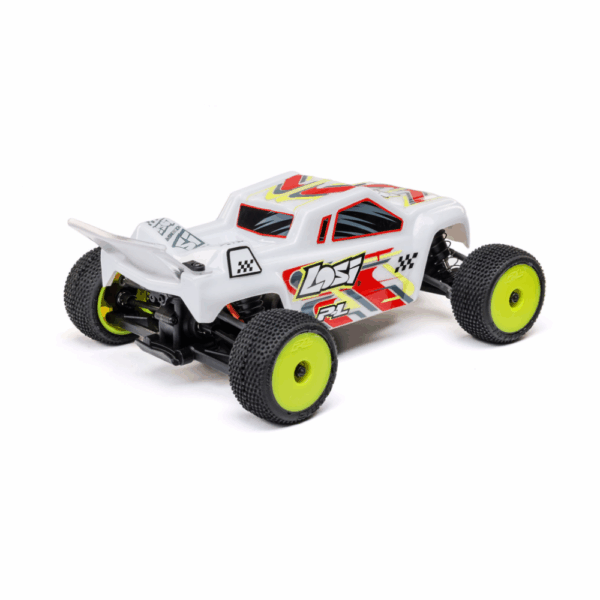 LOSI LOS-1392T1 1/28 Micro-T 2WD Stadium Truck RTR White - Image 2