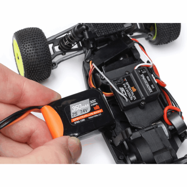 LOSI LOS-1392T2 1/28 Micro-T 2WD Stadium Truck RTR Silver - Image 8