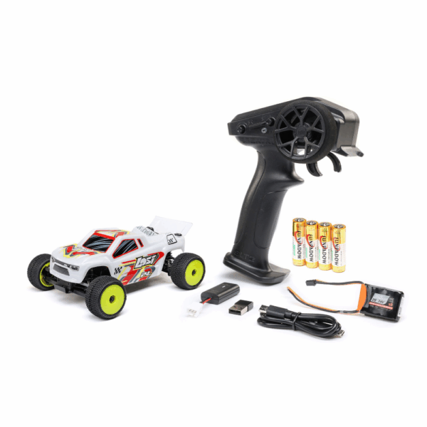 LOSI LOS-1392T1 1/28 Micro-T 2WD Stadium Truck RTR White - Image 17