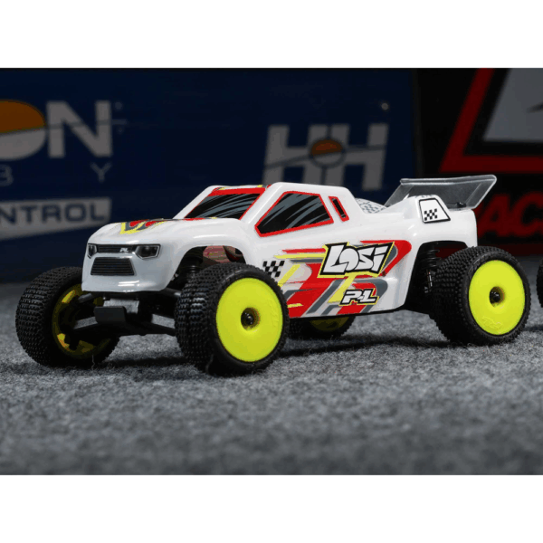 LOSI LOS-1392T1 1/28 Micro-T 2WD Stadium Truck RTR White - Image 18