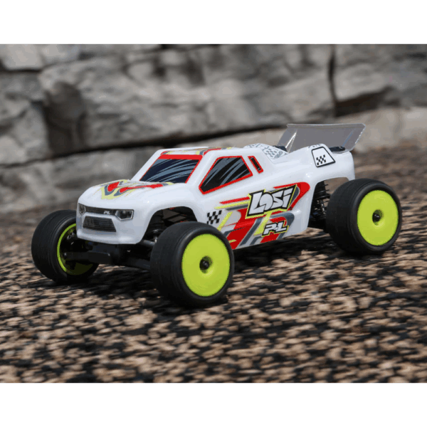 LOSI LOS-1392T1 1/28 Micro-T 2WD Stadium Truck RTR White - Image 19