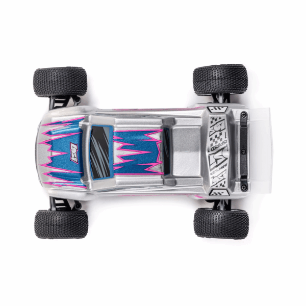 LOSI LOS-1392T2 1/28 Micro-T 2WD Stadium Truck RTR Silver - Image 7