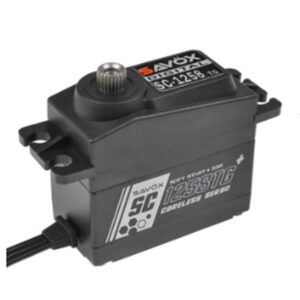 SAVOX SAV-SC1258TGB+ HIGH TORQUE CORELESS DIGI SERVO 12KG@6.0V BLACK +