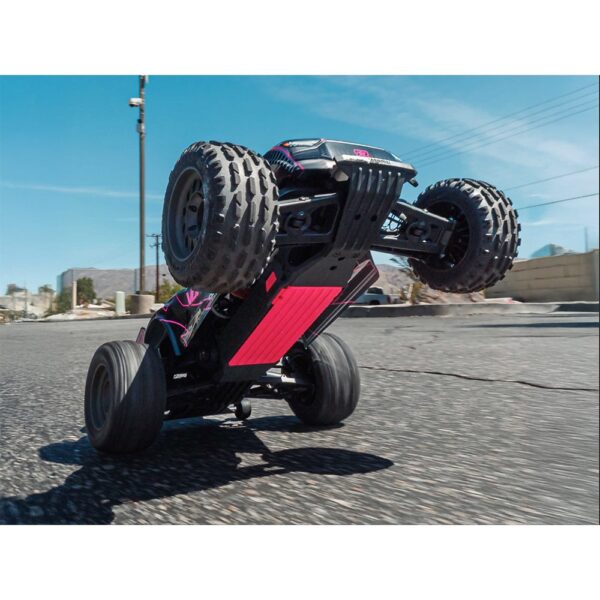 Arrma ARA3505T3 1/10 VORTEKS 223S DSC 2WD RTR Brushless Stadium Truck, Pink - Image 15