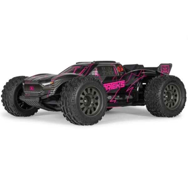 Arrma ARA3505T3 1/10 VORTEKS 223S DSC 2WD RTR Brushless Stadium Truck, Pink - Image 11