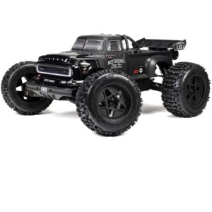 Arrma ARA8611V6T1 1/8 NOTORIOUS 6S V6 4X4 BLX Stunt Truck RTR Black