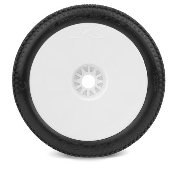 Jetko JK1208SSG J Zero Super Soft 1:8 Truggy Pre-glued on White Rims (2) - Image 2