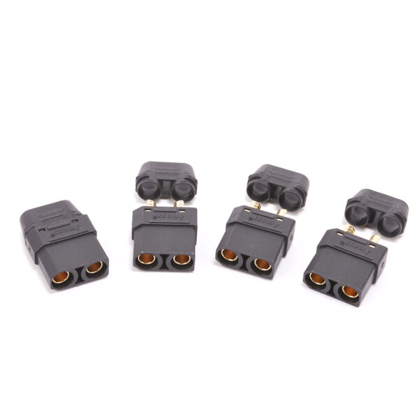 MonkeyKing MK2910HFBK XT90 Plug with Sheath Female Only Black - 4pcs