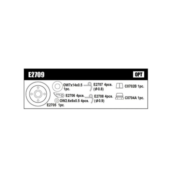 Mugen E2709 CLUTCH SET 4PIN