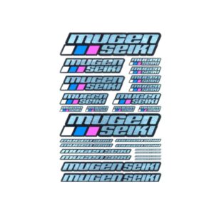Mugen P0403 12 LOGO STICKER (METALLIC)