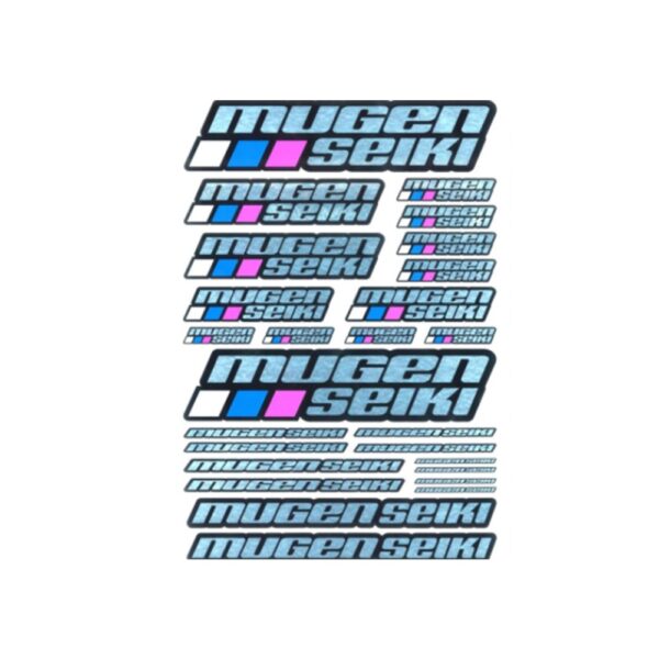 Mugen P0403 12 LOGO STICKER (METALLIC)