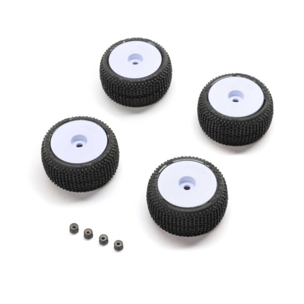 Proline PRO-2633 Blockade Tire, Pro-Line OE, Wheel, White, Mounted: Micro-T