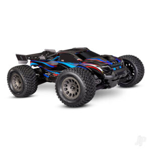 TRX108076-1-BLUE Mini XRT VXL-3S 4WD RTR Race Truck, Blue