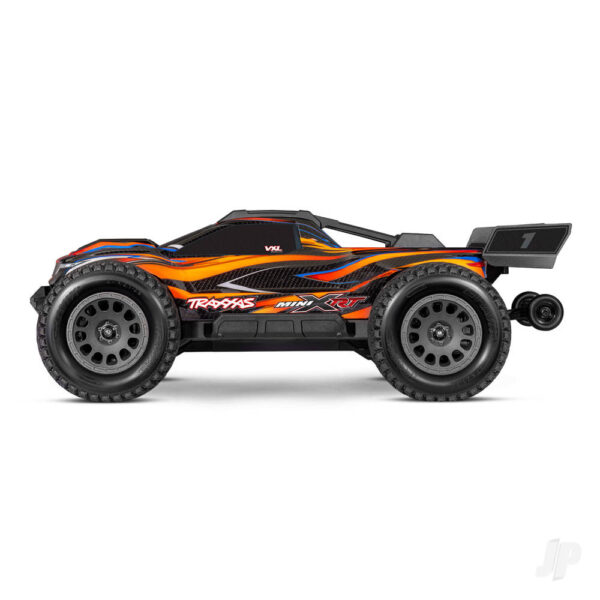 TRX108076-1-ORNG Mini XRT VXL-3S 4WD RTR Race Truck, Orange - Image 2