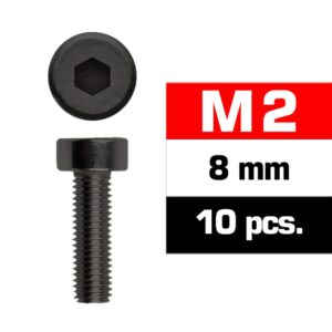 Ultimate Racing UR163208 M2x8mm Cap Head Screws (10 pcs)