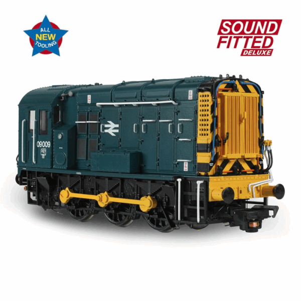 Bachmann 35-921SFX Class 09 09009 BR Blue (Wasp Stripes) - Image 3