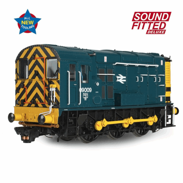 Bachmann 35-921SFX Class 09 09009 BR Blue (Wasp Stripes) - Image 4