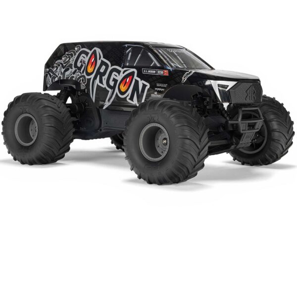 ARRMA ARA3230ST3 1/10 GORGON MEGA 550 2WD MT with Battery & Charger Gun Metal - Image 3