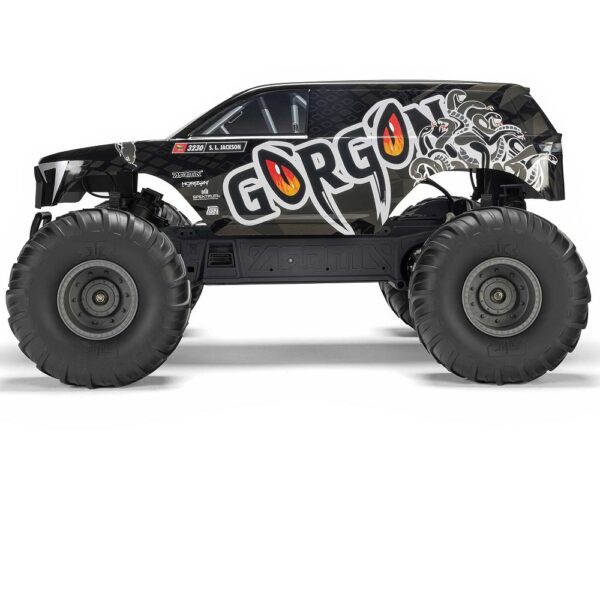 ARRMA ARA3230ST3 1/10 GORGON MEGA 550 2WD MT with Battery & Charger Gun Metal - Image 5
