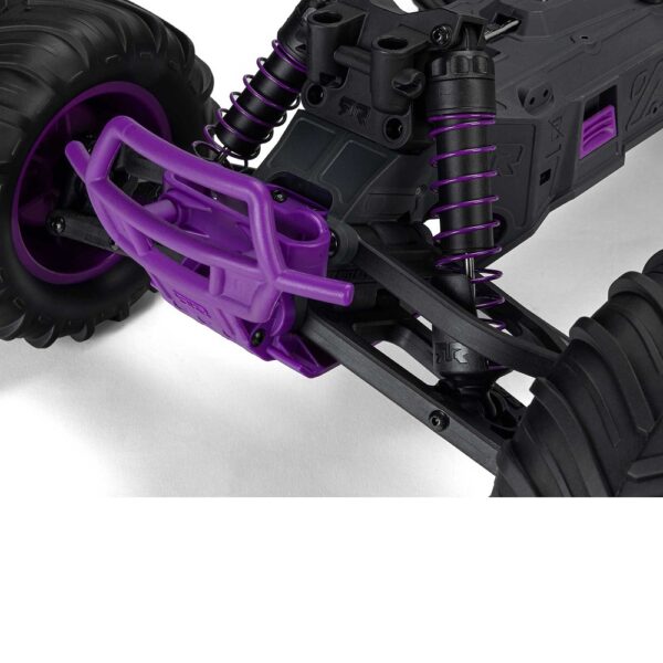 ARRMA ARA3230ST4 1/10 GORGON MEGA 550 2WD MT with Battery & Charger Purple - Image 12
