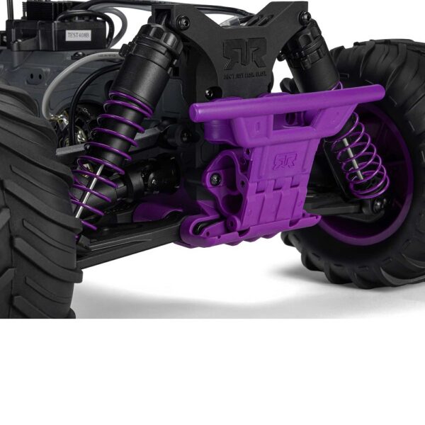 ARRMA ARA3230ST4 1/10 GORGON MEGA 550 2WD MT with Battery & Charger Purple - Image 13