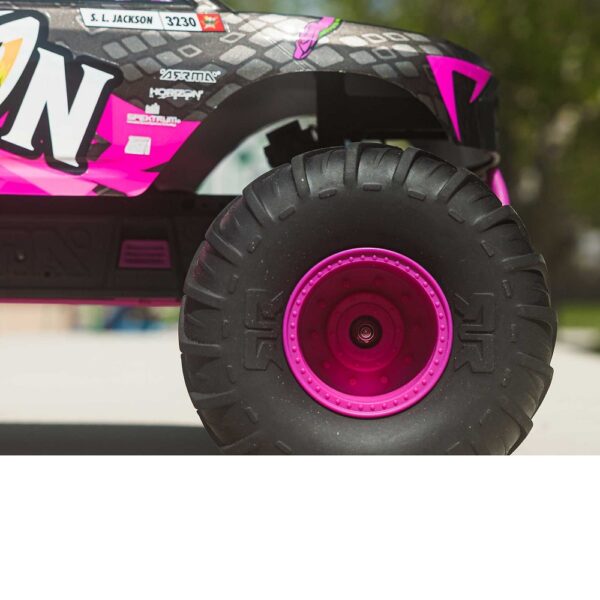 ARRMA ARA3230ST4 1/10 GORGON MEGA 550 2WD MT with Battery & Charger Purple - Image 16