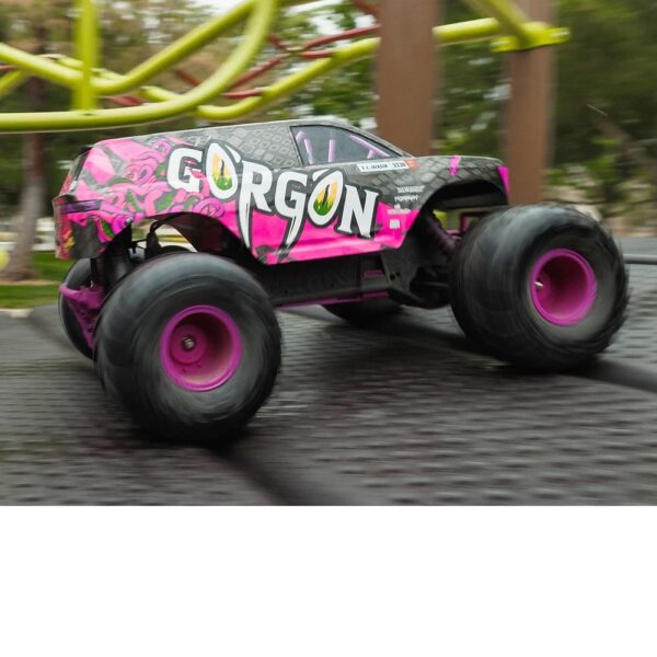 ARRMA ARA3230ST4 1/10 GORGON MEGA 550 2WD MT with Battery & Charger Purple - Image 23