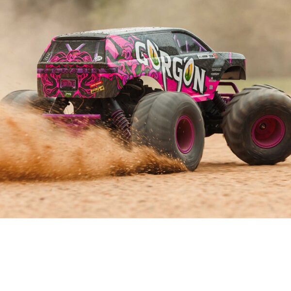 ARRMA ARA3230ST4 1/10 GORGON MEGA 550 2WD MT with Battery & Charger Purple - Image 24