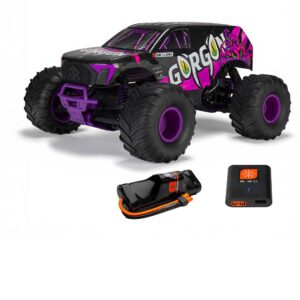ARRMA ARA3230ST4 1/10 GORGON MEGA 550 2WD MT with Battery & Charger Purple