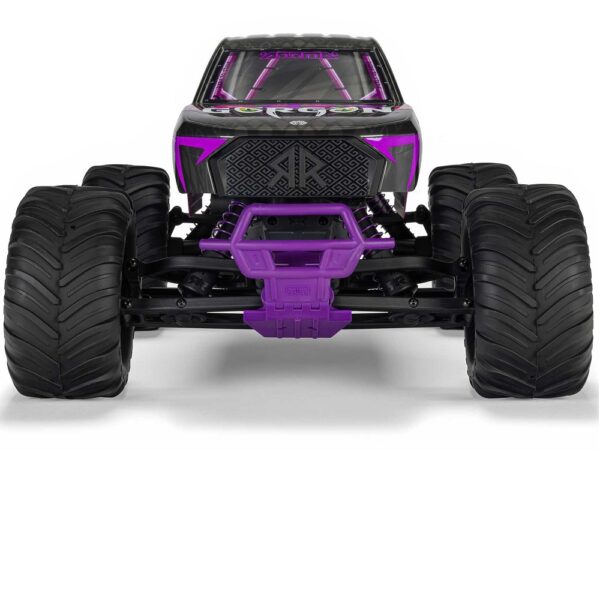ARRMA ARA3230ST4 1/10 GORGON MEGA 550 2WD MT with Battery & Charger Purple - Image 4