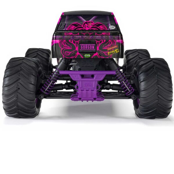 ARRMA ARA3230ST4 1/10 GORGON MEGA 550 2WD MT with Battery & Charger Purple - Image 6
