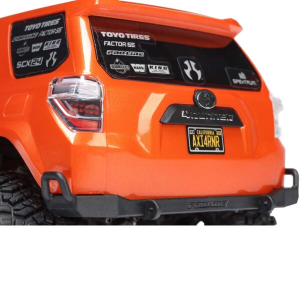 Axial AXI-2035T1 1/24 SCX24 Toyota 4Runner 4X4 Rock Crawler RTR Orange - Image 12