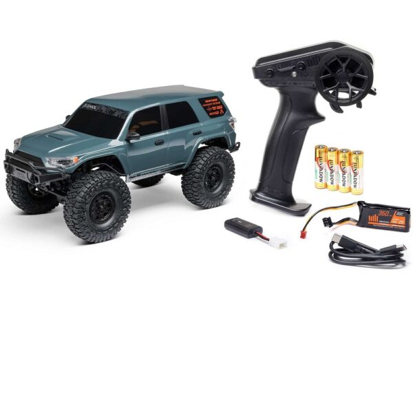 Axial AXI-2035T2 1/24 SCX24 Toyota 4Runner 4X4 Rock Crawler RTR Grey - Image 10