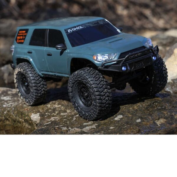 Axial AXI-2035T2 1/24 SCX24 Toyota 4Runner 4X4 Rock Crawler RTR Grey - Image 16