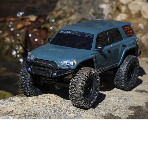 Axial AXI-2035T2 1/24 SCX24 Toyota 4Runner 4X4 Rock Crawler RTR Grey - Image 21