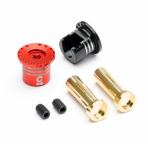 Centro C0348 ALUMINIUM HEATSINK PLUG GRIPS WWITH 5MM BULLETS