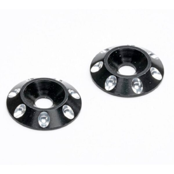 Centro C0633BK 1/10TH WING WASHERS - BLACK