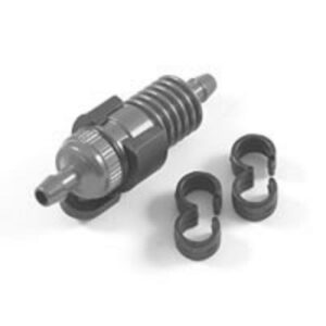 Fastrax FAST932G GREY FUEL FILTER w/MOUNT & FUEL TUBE CLIPS
