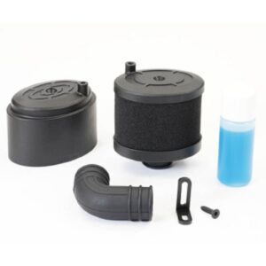 Fastrax FAST93BK Waterproof Air Filter 1/8th w/Air Filter Oil - Black