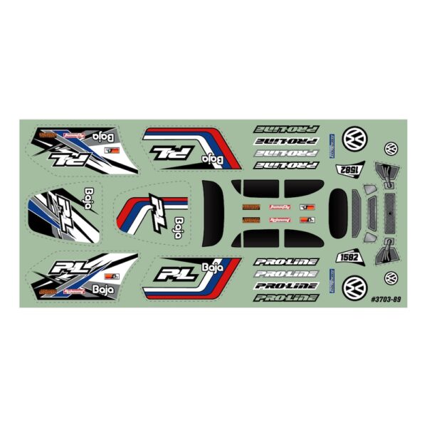 Proline PRO370300 1/28 VW Baja Bug Clear Body: Micro-T - Image 4