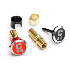Centro C0344 Lockdown Heatsink Bullet Plug Grips With 5mm Bullets
