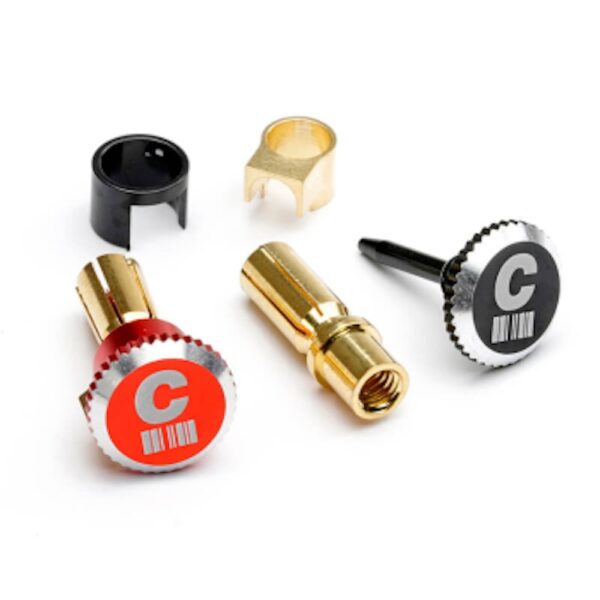 Centro C0344 Lockdown Heatsink Bullet Plug Grips With 5mm Bullets