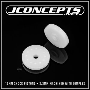 JConcepts JC5204 13mm Shock Pistons 2.3mm Machined Dimples 2PC