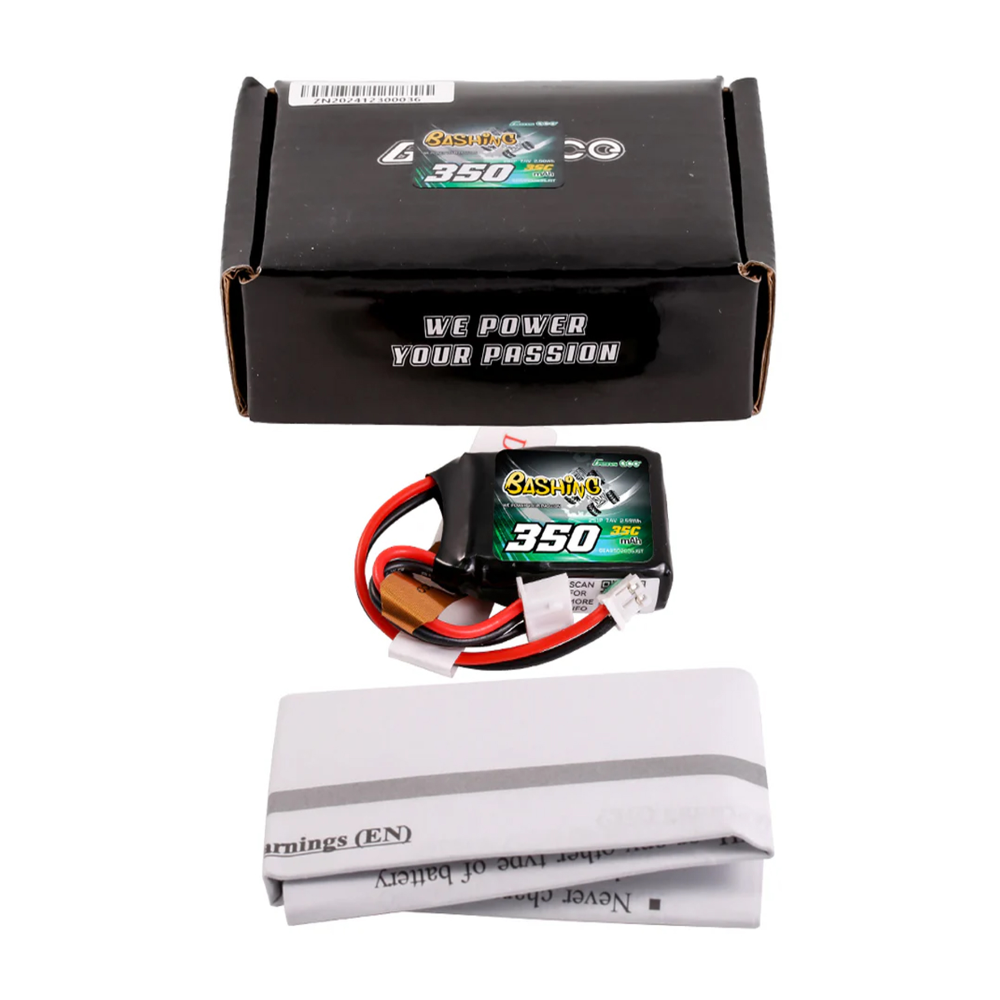 Gens Ace GC2S0350-35PH Li-Po 2S 7.4V 350mAh 35C with JST-PH (Micro B/T) - Image 2